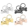 Customizable Dog Collar Address Tags for Dogs Medal with Engraving Name Kitten Puppy Accessories Personalized Cat Necklace Chain - Image 4