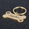 Customizable Dog Collar Address Tags for Dogs Medal with Engraving Name Kitten Puppy Accessories Personalized Cat Necklace Chain - Image 6